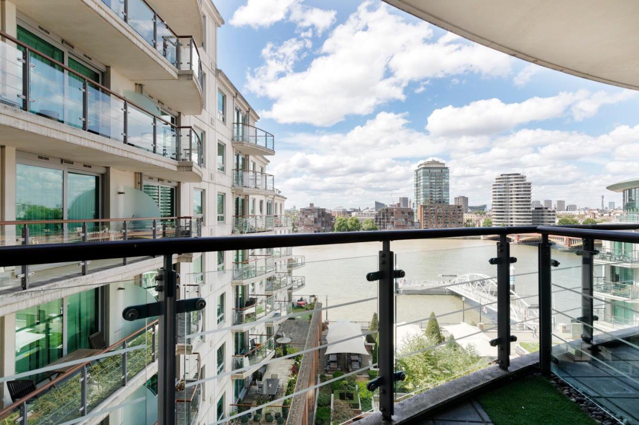 Beautiful river view apartment Londra Exterior foto